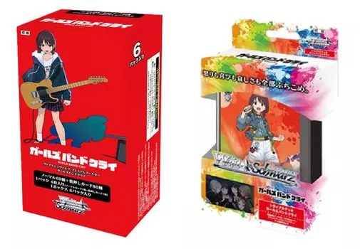2 типа набора Weiss Schwarz Premium Booster Pack Band Trial Deck Band «Girls Cry» и «Girls Cry»