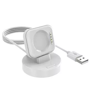 2 в 1 100 см держатель для телефона и часов зарядное устройство для OPPO Watch 3 Pro/3/2 (белый)