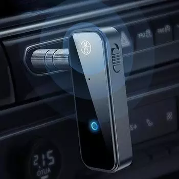 2 в 1 беспроводной Bluetooth 5,0 приемник-передатчик адаптер разъем 3,5 мм для автомобильного музыкального аудио Aux A2dp наушников приемник громкой связи чёрный