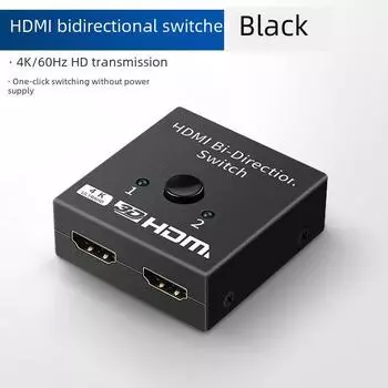 «2-в-1 HDMI-сплиттер AB Switch для 4K HD-видео, аудио и преобразования на два экрана» AB switch