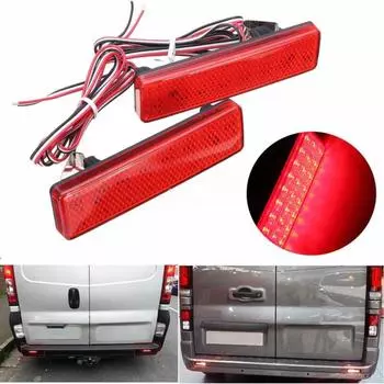 2 Задний бампер отражатель 9160858 Для Renault Master 1999-10 Trafic 2001-up