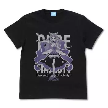 2D Cospa Expanding Precure Cure Majesty BLACK XL size [Официальный] Sky! Футболка чёрный