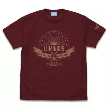 2D Cospa Federation Air Force Air Magic Band Luminous Witches Luminous Witches Emblem T-shirt BURGUNDY L