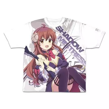 2D Cospa Machikadomazoku 2-chome Shadow Mistress Yuko Double-sided full graphic T-shirt L size Polyester