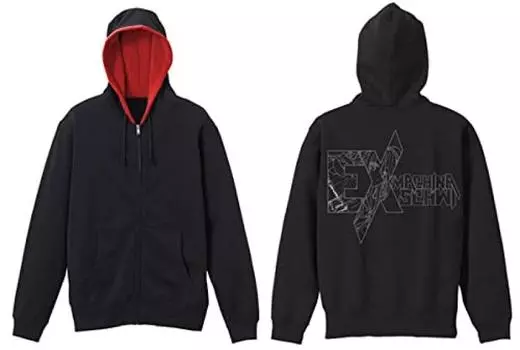 2D Cospa No Game No Life Zero Shuvi Zip Parka BLACKRED M size