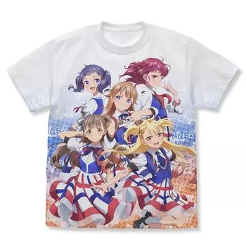2D Cospa Shine Post TINGS Full Graphic T-shirt WHITE M size Cotton