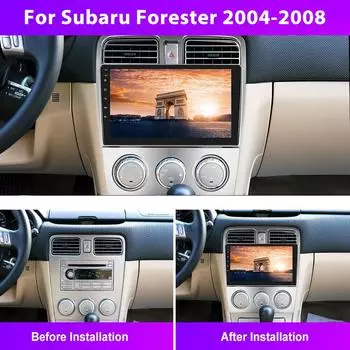 2din автомобильное радио для Subaru Forester SG 2004-2008 Android 13 стерео мультимедийный плеер радио Autostereo Carplay DSP GPS без DVD 1+32+4led