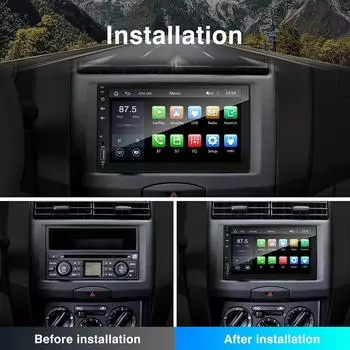 2din автомобильный радиоприемник 7 дюймов Carplay Android Auto мультимедийный MP5 плеер автомобильный стерео Bluetooth USB TF FM для Toyota Honda автомобильный радиоприемник