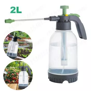 2L Hand Pressure Water Sprayer Spray Bottle Air Compression Pump Garden Sprayer Sprinkler Gardening Disinfection Watering Can