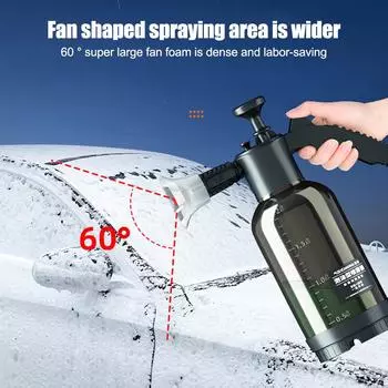 2l Hand Pump Foam Sprayer Pneumatic Washer Foam Snow Car Wash Tools Foam Watering High Bottle Pressure Can Gardening Spray B7q2