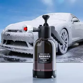 2л пенная лейка, бытовая ручная автомойка, полив, садоводство, распылитель воздуха под давлением, пластиковая бутылка для дезинфекции воды