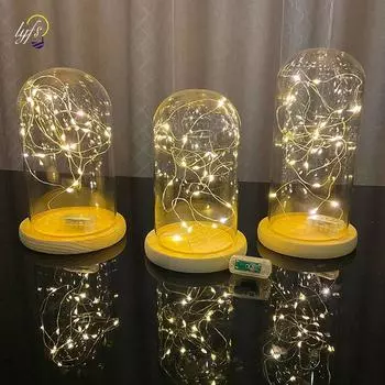2M20LEDs гирлянда гирлянда гирлянда на батарейках DIY сад спальня комната свадьба вечеринка рождество новый год декор домашний свет 1Pc Lights красный