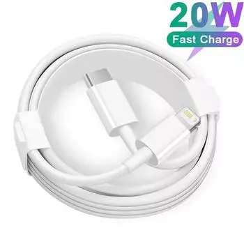 2M 6.6FT PD 20W кабель для быстрой зарядки для iPhone 14 13 12 11 Pro Max Mini XS XR X MAX iPad 9 USB C кабель для передачи данных зарядное устройство аксессуары 2m