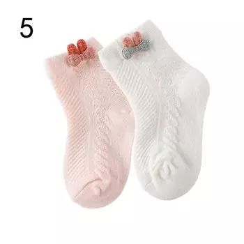 2Pair/lot New Newborn Socks Summer Thin Boys and Girls Baby Socks 0-6 months