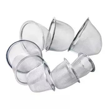 2PC Diameter 4.8-8.8CM Reusable Stainless Steel Mesh Tea Infuser Strainer Teapot Leaf Spice Filter Drinkware Kitchen Accessories