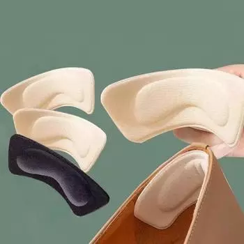 2PC Sponge 4D Half-Size Insole Anti Heel Drop Heel Patch Anti Friction Non Slip Foam Not Heel Heel Patch Thickened