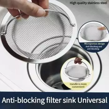2PC Stainless Steel Bathtub Hair Catcher Stopper Shower Drain Hole Filter With Handle Metal Sink Strainer Floor Drain For Kitche 11x11cm