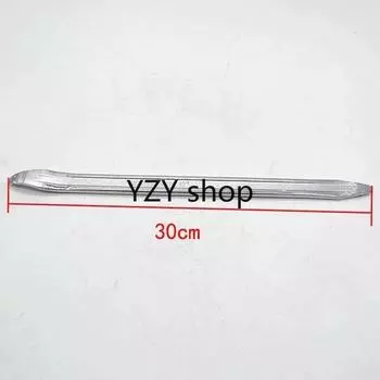 2pcs30cm tire crowbar motorcycle bicycle tire to remove chrome vanadium steel surface polishing and chrome crowbar серебряный