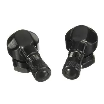 2Pcs 11.3Mm Motorcycle Wheel Tire Valve Stems Black Cnc Aluminum 90 Degree