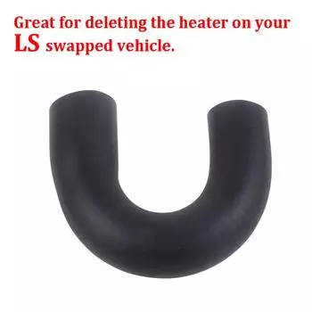 2PCS 5/8 & 3/4 LS Heater Core Delete Bypass Hose Coolant Crossover For LS1 LSX for LS2 LS3 LQ4 LQ9