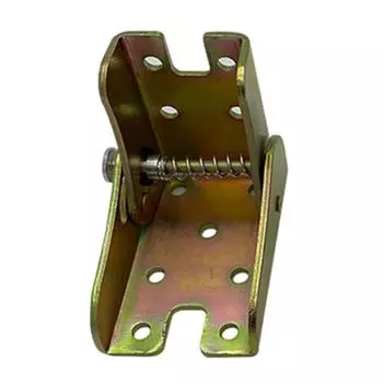 2Pcs 90 Degree Folding Gussets for Folding Legs Table Connector Corrosion Resistance Self-Locking Hinge Smooth Surface Steel серебряный
