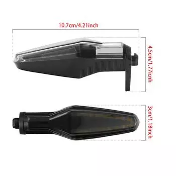 2pcs ABS Front LED Turn Signal Lights For BMW R1250GS/ADV S1000R S1000XR F900XR