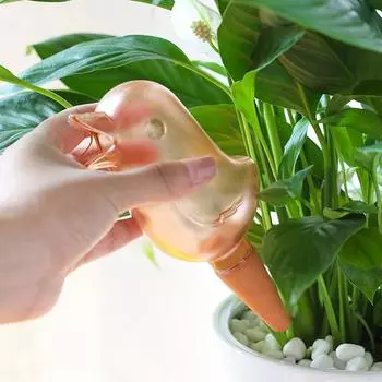 2pcs Automatic Plant Waterer 125ml Birds Shape Drip Watering System Home Decor Plant Watering Kits For Garden Irrigation Tool красный
