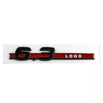 2pcs Car Front Fender Emblem Sticker for 6.3 Logo for A B C E S R G ML SL CL Class W204 W210 W211 W169