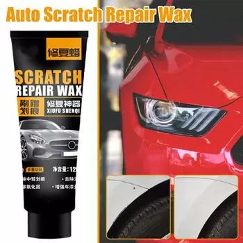 2PCS Car Scratch Repair Paste Works on All Types of Paint Enhance Gloss Paint Spraying Outfit No Harm to The Original Paint