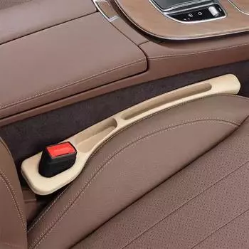 2Pcs Car Seat Gap Filler Strip Bendable Seat Crevice Drop Blocker Elastic Universal Center Console Side Fill Storage Organizer чёрный
