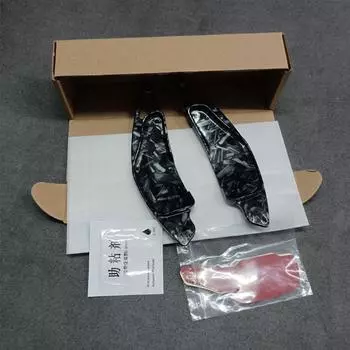 2Pcs Car Steering Wheel Paddle Shifter Extension Trim Cover Compatible For IS300 IS350 350C 2006-2012 Steering Wheel Accessories
