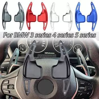 2 шт., удлинитель для рулевого колеса автомобиля, алюминиевый для BMW F30 F31 F32 F10 F20 F22 F15 F16 X1 X3 X4 X5 X6 чёрный