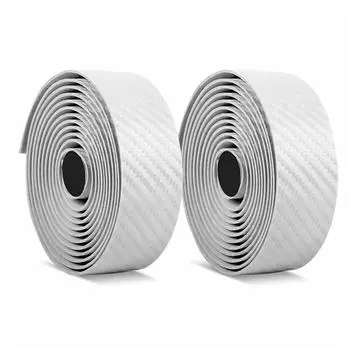2Pcs Comfortable Bikes Handlebars Tape Bicycles Handlebar Tape Shock Absorbing Cyclings Handle Wrap Road Bikes Accessory белый