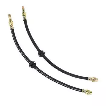 2Pcs Front Brake Hose Pipe Line For 2000-05 BMW 3 Series E46 Z4 E85 34321165587