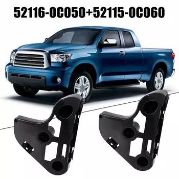 2pcs Front Bumper Bracket 52116-0C050 52115-0C060 For Tundra 2007-2013