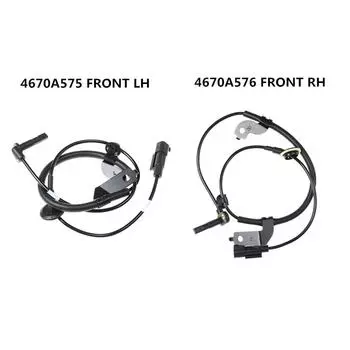 2Pcs Front LH & RH ABS Wheel Speed Sensor For Lancer 2.0L 2.4L 2008-2010 4670A575 4670A576