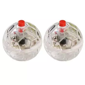 2Pcs High-quality Equipment Dog/Cat Ghost Hunting Flash Ball Pet Toy Motion Light Up Ball