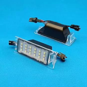 2Pcs LED License Plate Light For Cadillac CTS ELR XTS SRX GMC 13502178 13502179