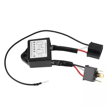 2pcs LED Negative Converter Polar Negative Switch Harness Adaptor Reversed Polarity for H4 чёрный