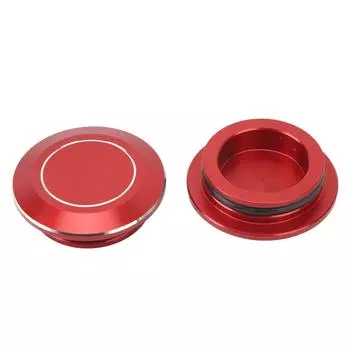 2pcs Motorcycle Frame Hole Cap CNC Aluminum Dustproof Frame Hole Plugs for CMX1100 Red красный