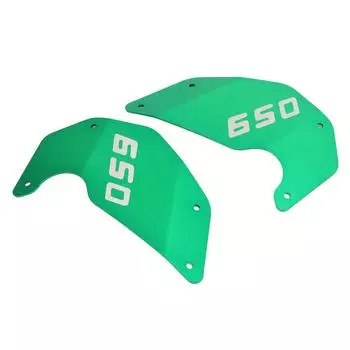 2Pcs Motorcycle Side Cover Frame Panel Plate Replacement for Kawasaki Vulcan S 650 2015?2021Green зелёный