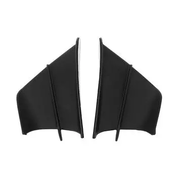 2pcs motorcycle side Spoilers, wind deflectors, fenders, abs, black
