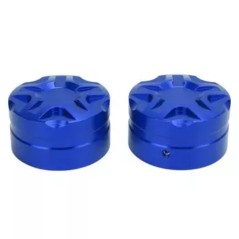 2Pcs Motorcycle Windshield Lift Switch Cover with Wrench Aluminum Alloy Windshield Lift Switch синий