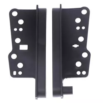 2Pcs/Pair Radio Brackets Double Stereo Panel Fascia Dash Mount Trim Side Kit Car Accessories