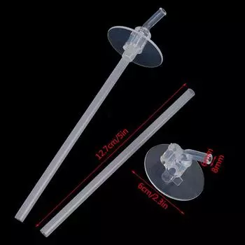 2Pcs Replacement Straws for Thermos 12 Ounce Funtainer Bottle F401 Bottle Straw Stem Set Drinking Straw Set for Kids Adult белый