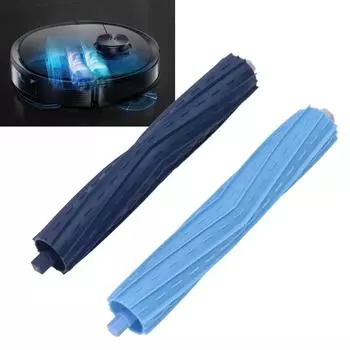 2PCS Robot Vacuum Main Brush Silicone Anti Winding Robot Vacuum Roller Brush Replacement for T9AIVI