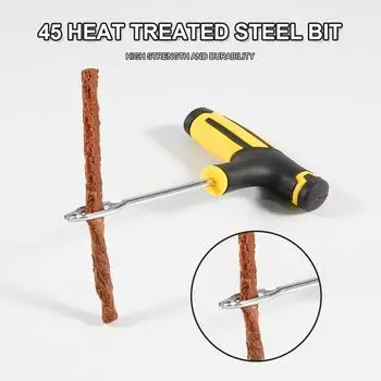 2PCS/SET Car Tire Repair Tools Kit with Rubber Strips Tubeless Tyre Puncture Studding Plug Set for Truck Motorcycle Tools