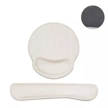 2Pcs/Set Non-Slip Wrist Support Mouse Pad Slow Rebound Keyboard Hand Cushion Student