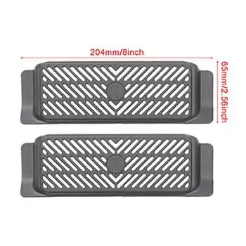 2Pcs Snap-fit Air Conditioning Protector Air Outlet Mask Under Seat Vent Protection Cover for Tesla Model Y 3 2017-2025
