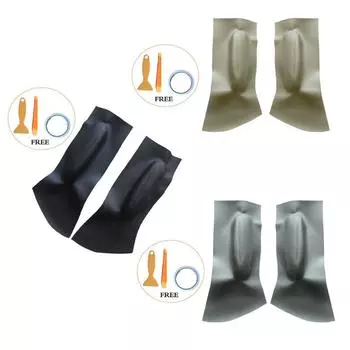 2Pcs Soft Leather Armrest Cover Car Door Panel Armrest Cover for VW 98-10 Car Accessories серый
